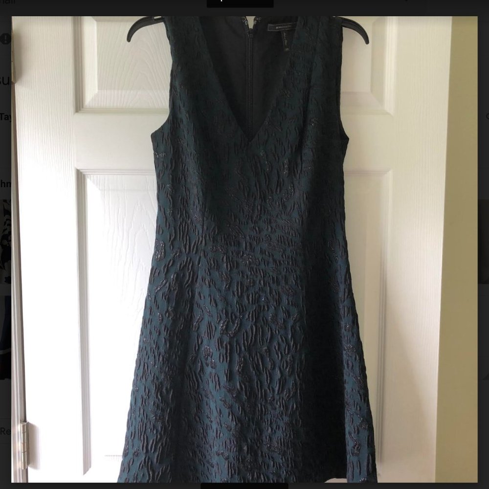 Dark Green Mini Dress